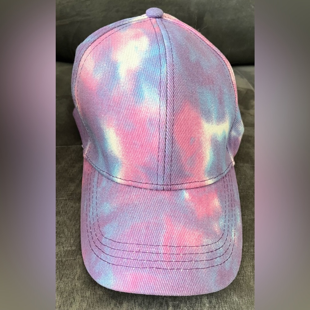 Tie Dye Women’s Adjustable Baseball Hat, New